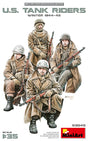 Miniart 1:35 - US Tank Riders Winter 1944-45 Scale Model MiniArt