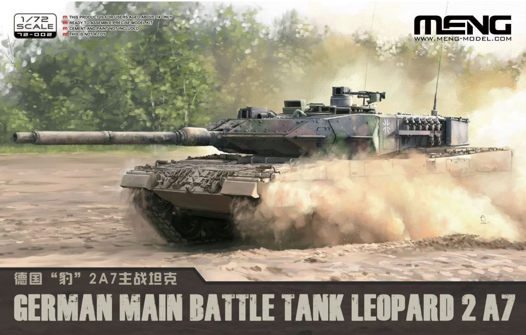 Meng German Main Battle Tank, Leopard 2 A7