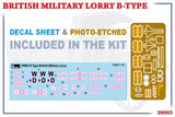 MiniArt 1/35 British Military Lorry B-Type Scale Model [variant_option4]