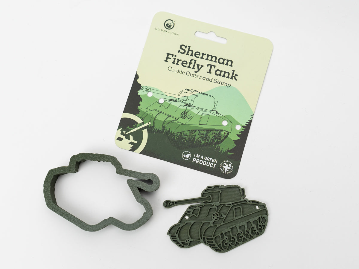 Sherman Firefly Tank Cookie Cutter and Stamp