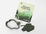 Sherman Firefly Tank Cookie Cutter and Stamp