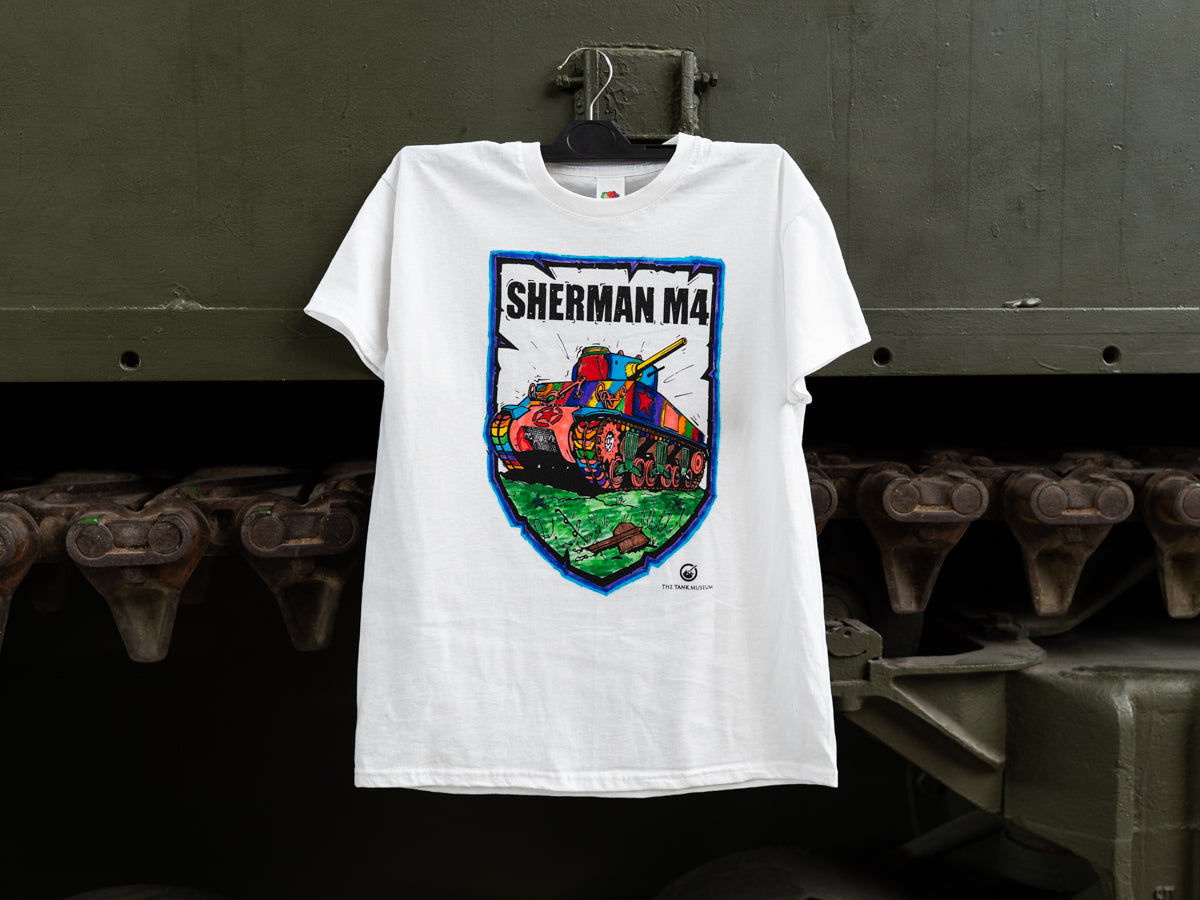 Sherman Colour In T-Shirt T-Shirt Splat Planet Limited