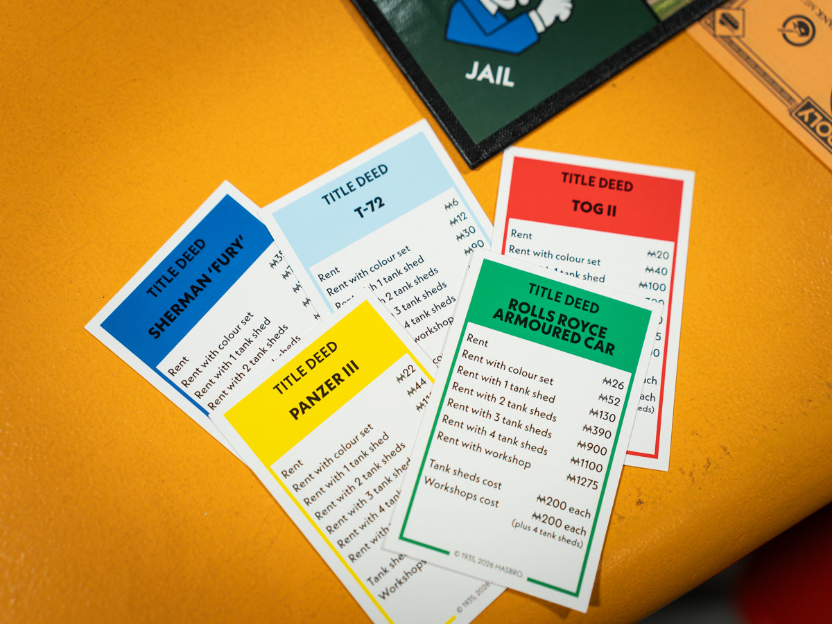 Exclusive Tank Museum Monopoly