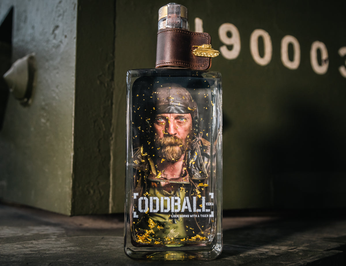 Vodka Tank Shell Oddball Vodka with Gold Leaf – The Tank Museum