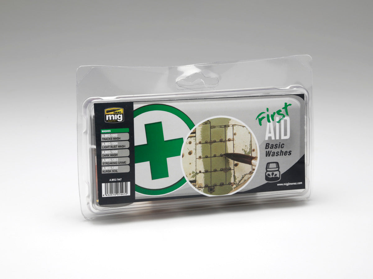 Ammo by Mig Basic Washes (First Aid) – The Tank Museum