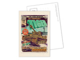 Comic Postcards Pack of 6 (Needs Weight and WORM) wooden signs Star Editions Ltd