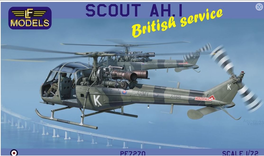 LF Models 1/72 Westland Scout AH.1 British Army Service