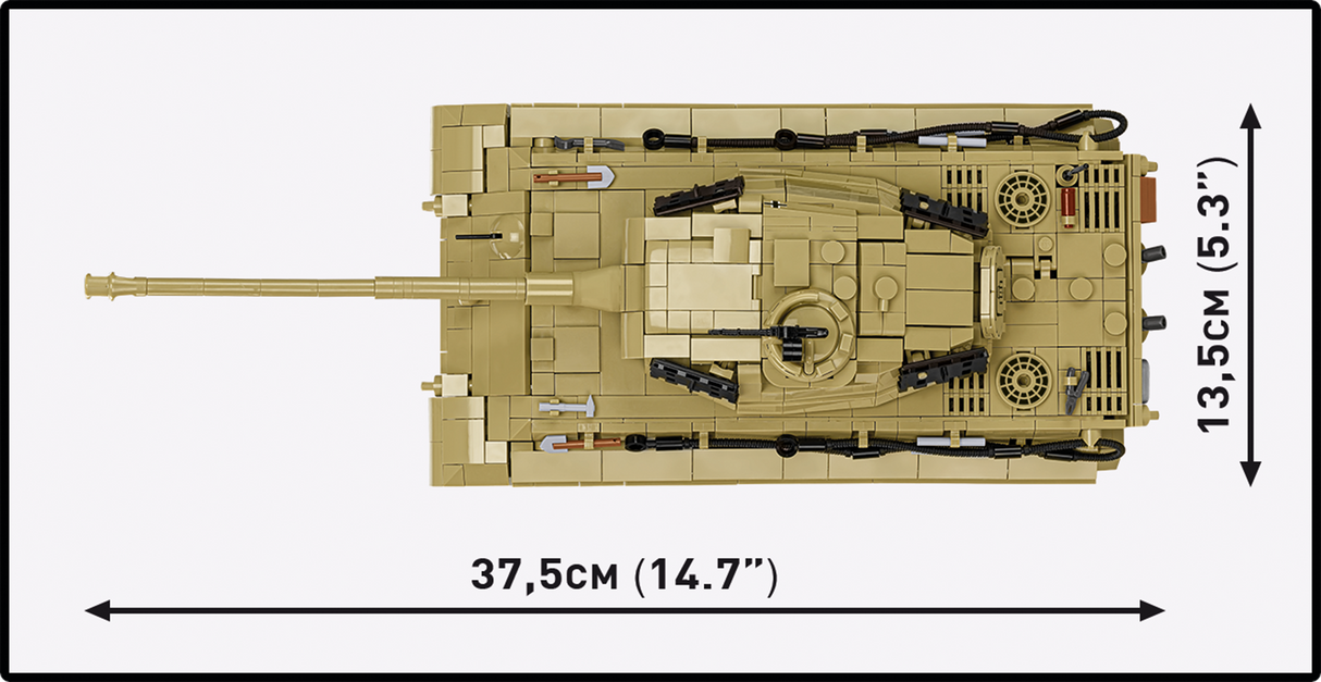 Pre-Order: Cobi King Tiger V2 1/28 Scale Brick Model Kit Cobi
