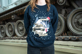 Leopard Snow Christmas Sweater