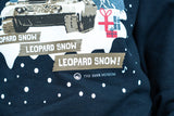 Leopard Snow Christmas Sweater
