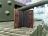 Tank Museum Brown Leather Passport Holder