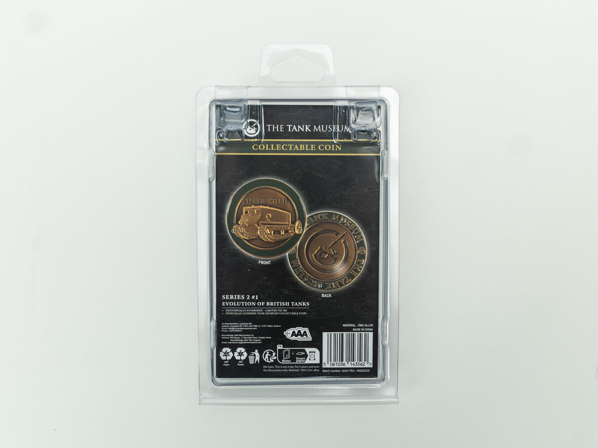 Collectable Coin Series 2: Evolution of British Tanks #1 Little Willie Tank