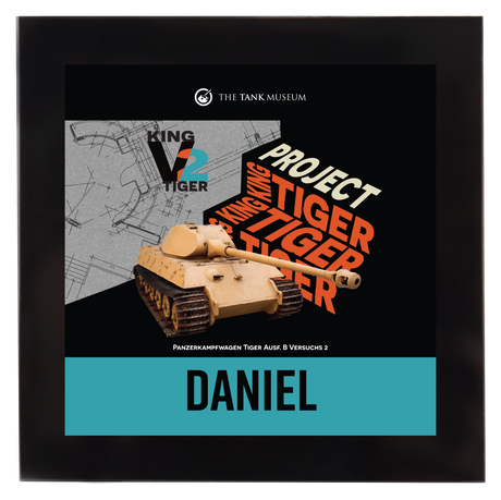 King Tiger V2 Personalised Square Coaster Coaster My Moments