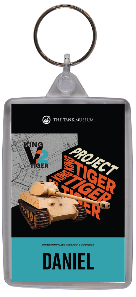 King Tiger V2 Personalised Keyring Keyring My Moments