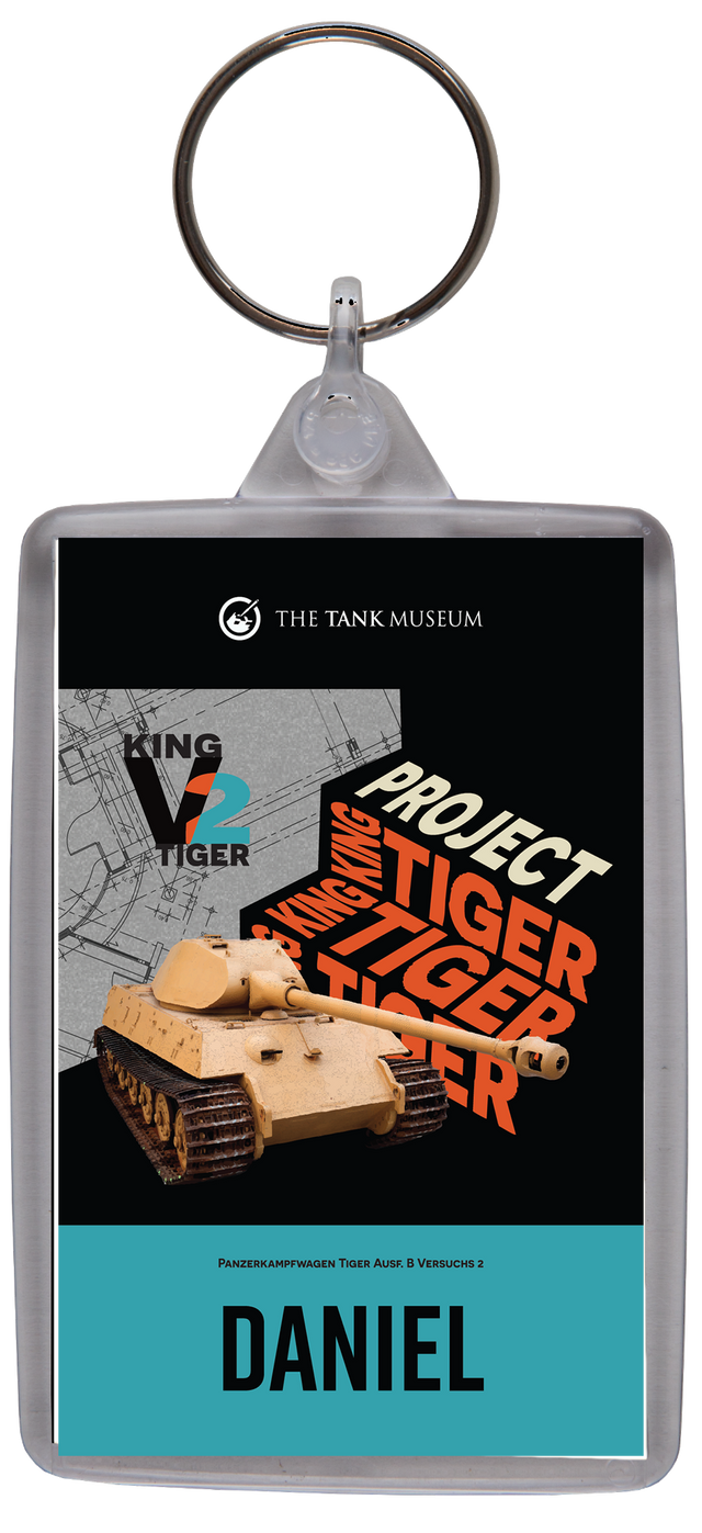 King Tiger V2 Personalised Keyring Keyring My Moments