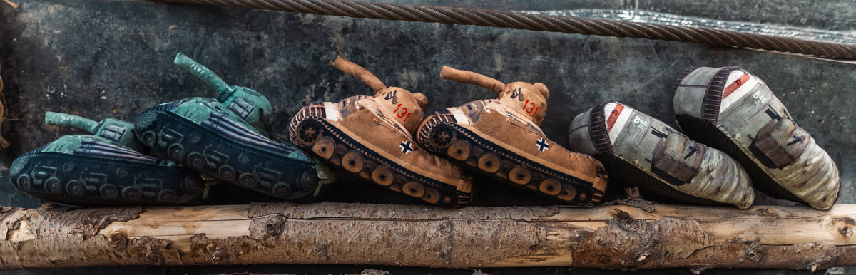 Sherman Fury Tank Slippers Slippers [variant_option4]