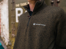 Load image into Gallery viewer, Tank Museum Green Zip Neck Jumper
