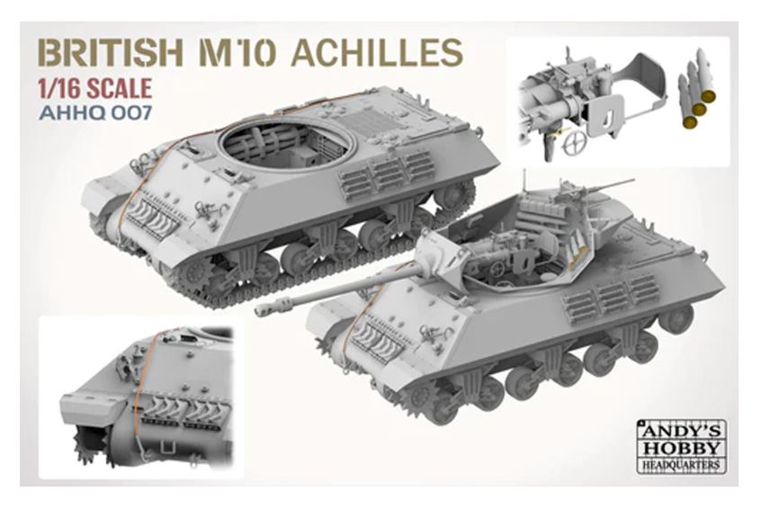 British M10 Achilles IIC Tank Destroyer 1/48 Tamiya