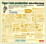 Ryefield model 1/35 Tiger 1 Late Production Battle of Villers-Bocage LE. Scale Model [variant_option4]