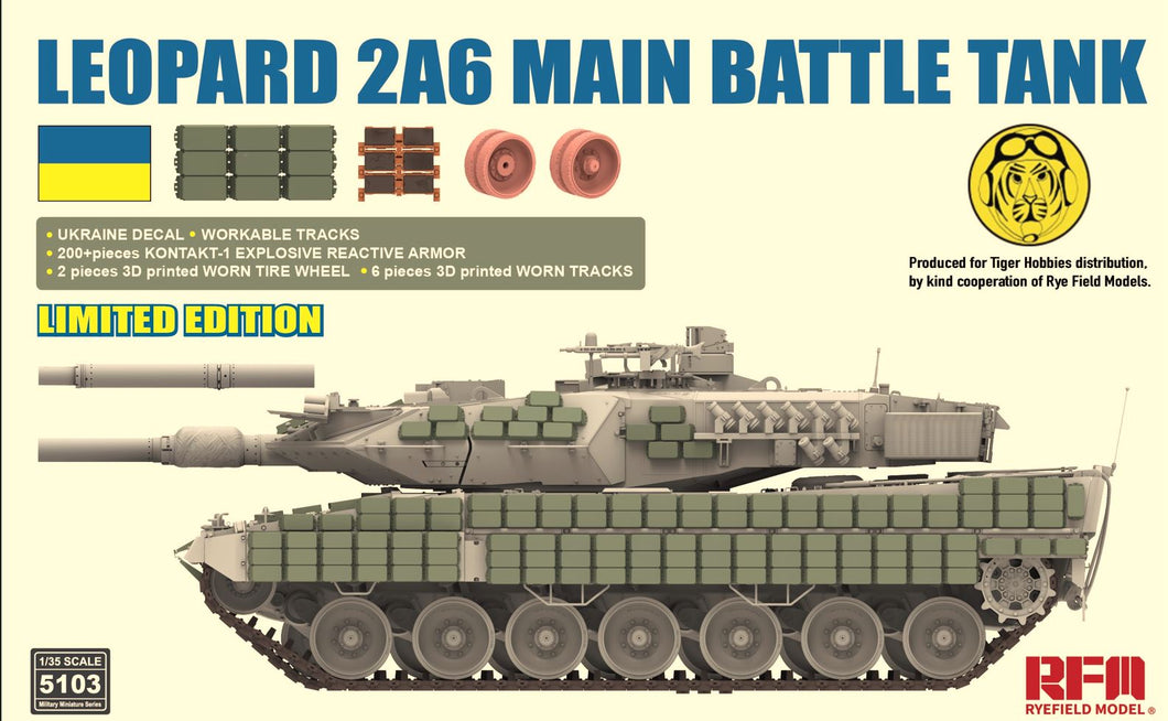 Limited Edition 1/35 Leopard 2A6, Ukraine Armed Forces
