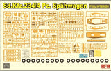 Ryfield 1/35 SDKFZ 234/4 PZ. SPAHWAGEN with full interior.