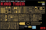 Ryefield Model 1/35 King Tiger, with full interior and paint set.