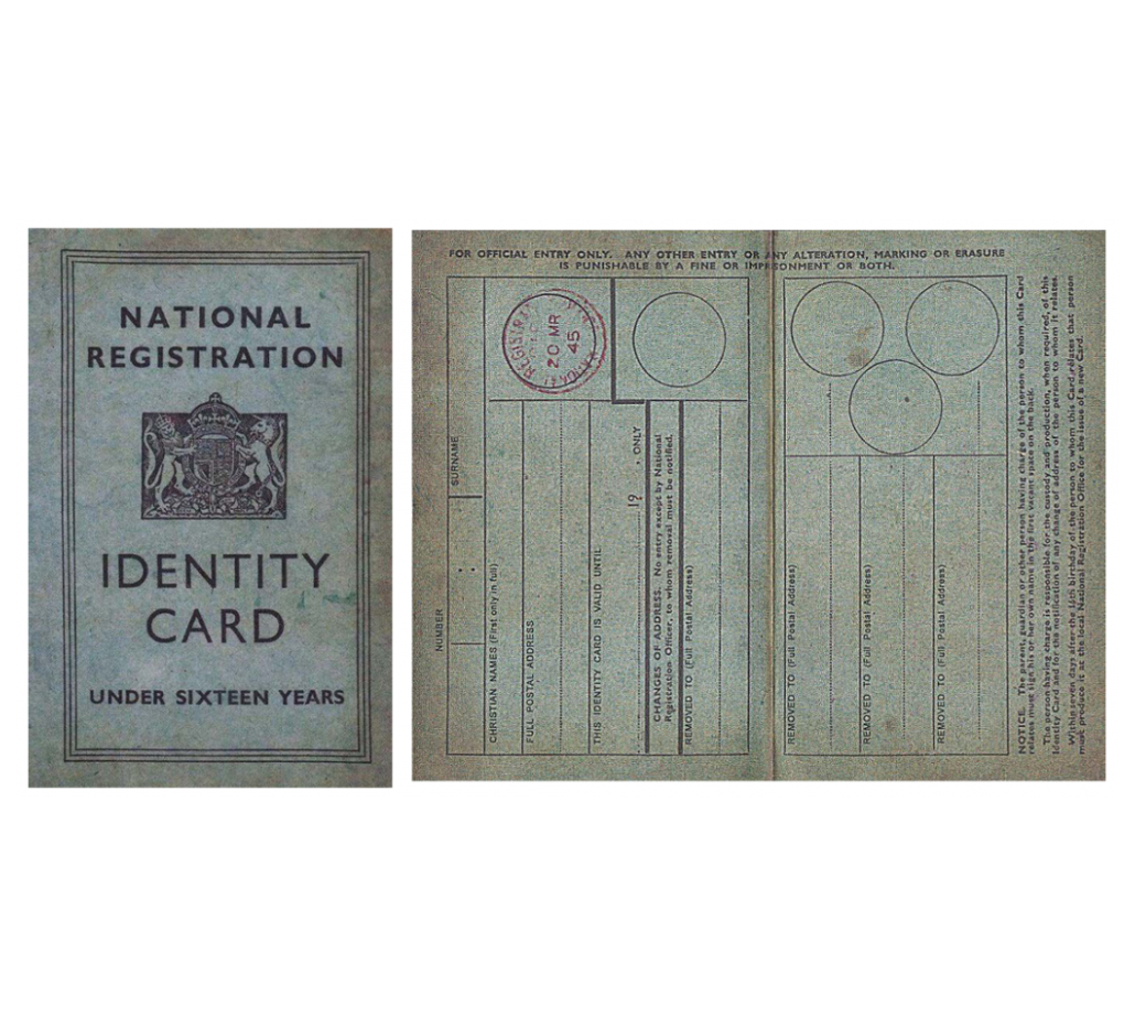 Under Sixteen Years Identity Card