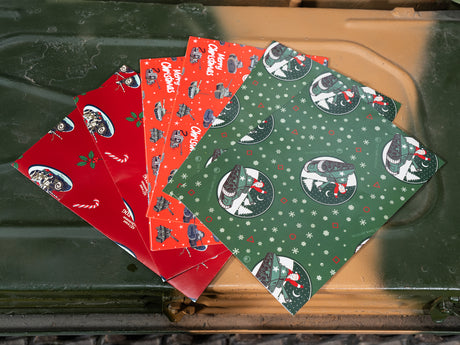 Christmas Tank Museum Wrapping Paper - Two sheet pack Wrapping Paper Where The Trade Buys