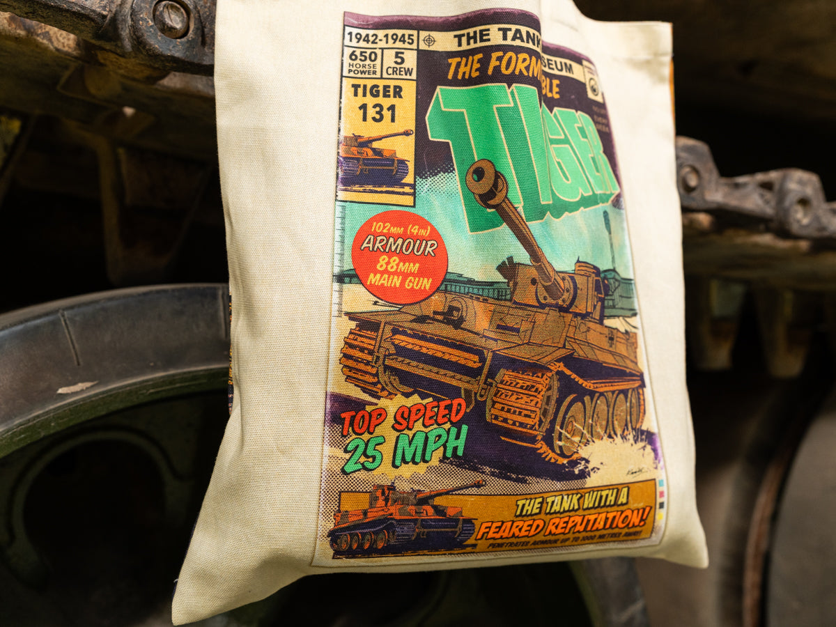 Tiger Comic Cotton Tote Bag Bags Star Editions Ltd