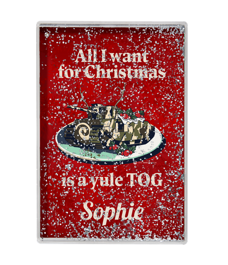 Yule Tog Personalised Glitter Block Homeware My Moments