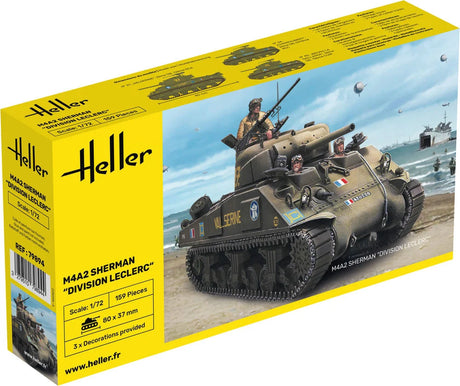 Heller 1/72 M4A2 Sherman Division Leclerc CHECK MODELS Heller