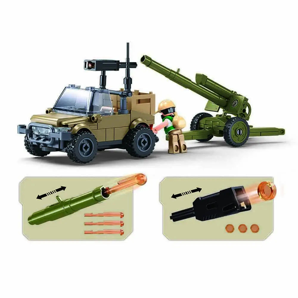 Sluban Howitzer Brick Model Kit Kombat