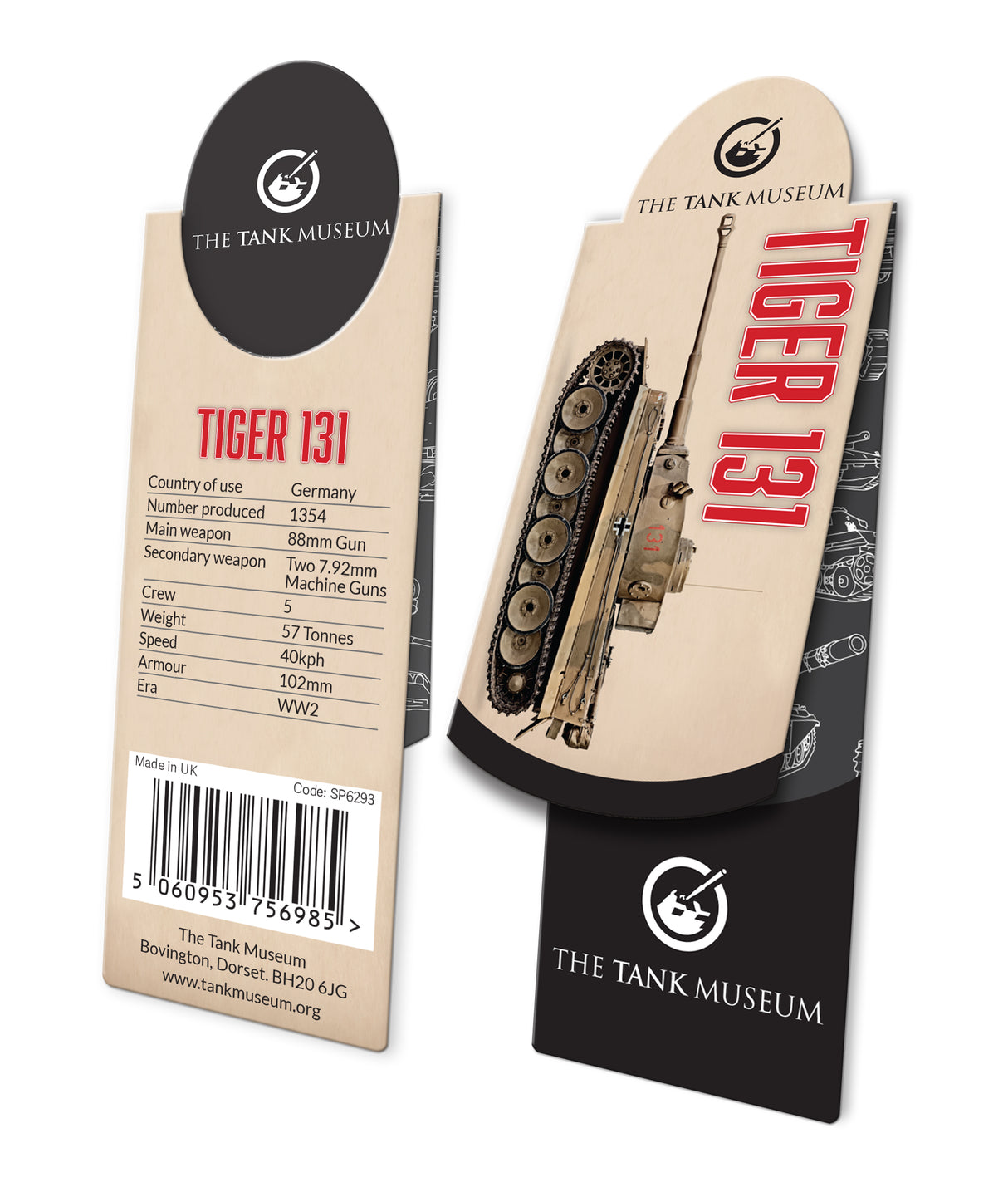 Tiger 131 Magnetic Bookmark
