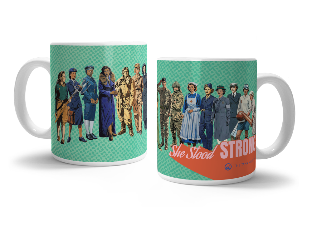 Women in Warfare She Stood Mug