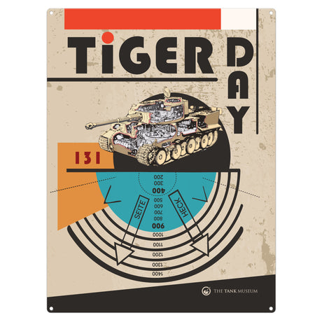 Tiger Day Metal Sign