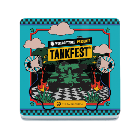 TANKFEST 2026 Coaster Coaster The Original Metal Sign Co