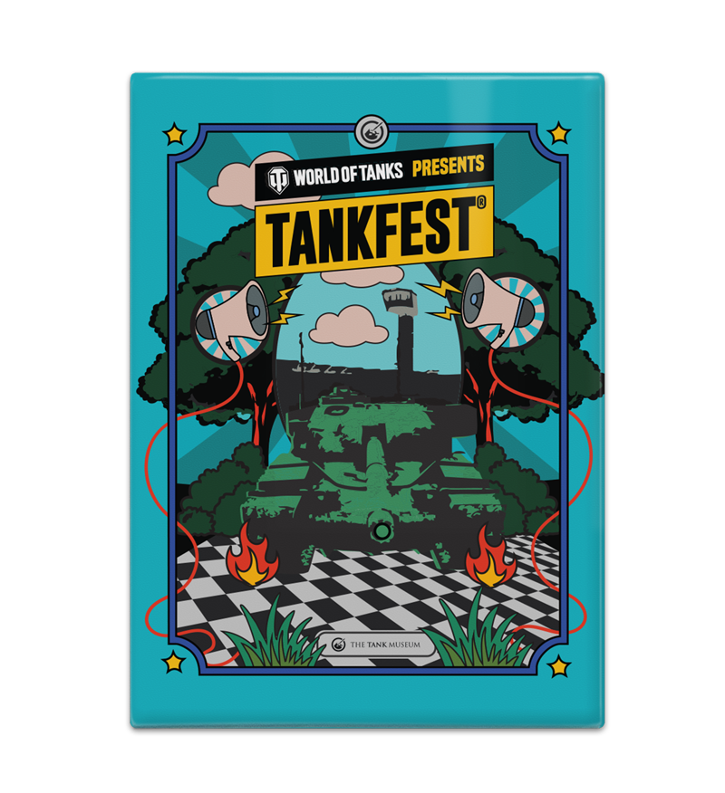 TANKFEST 2026 Magnet Fridge Magnet The Original Metal Sign Co