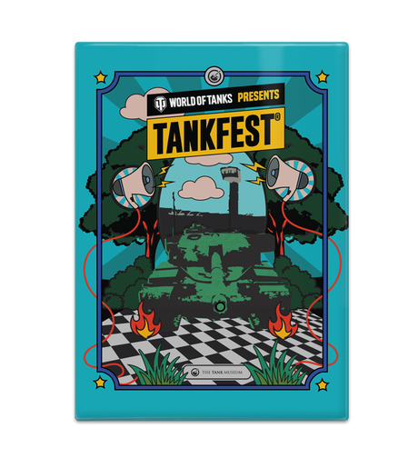 TANKFEST 2026 Magnet Fridge Magnet The Original Metal Sign Co