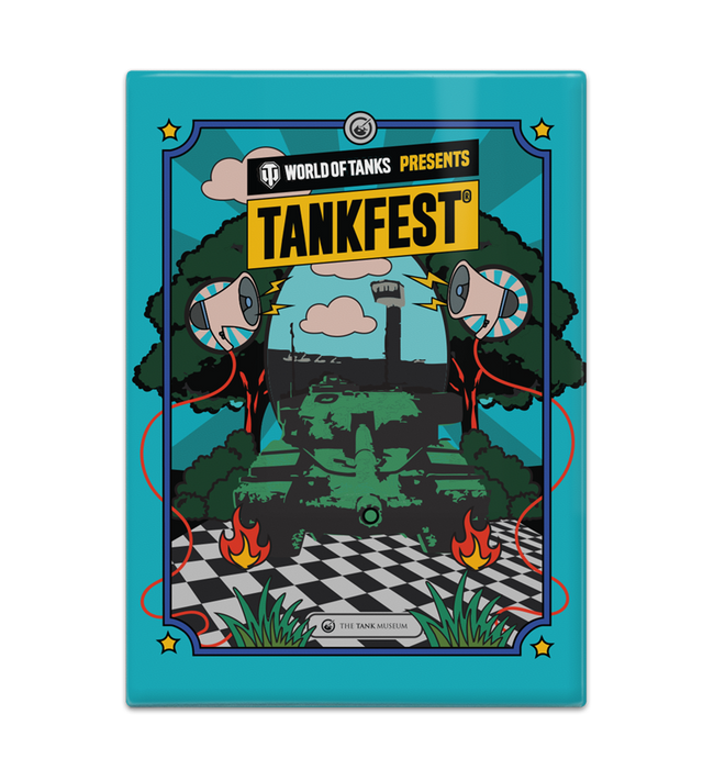 TANKFEST 2026 Magnet Fridge Magnet The Original Metal Sign Co