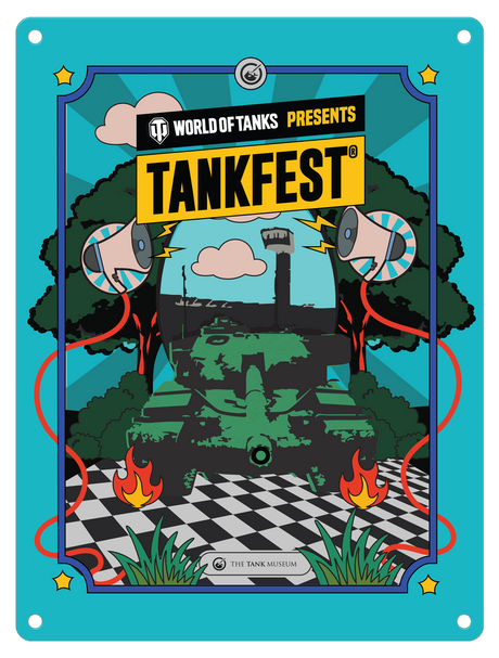 TANKFEST 2026 Small Metal Sign Homeware The Original Metal Sign Co