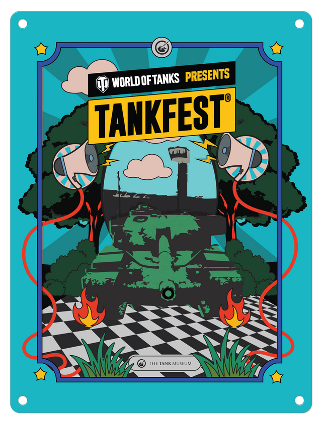 TANKFEST 2026 Small Metal Sign Homeware The Original Metal Sign Co