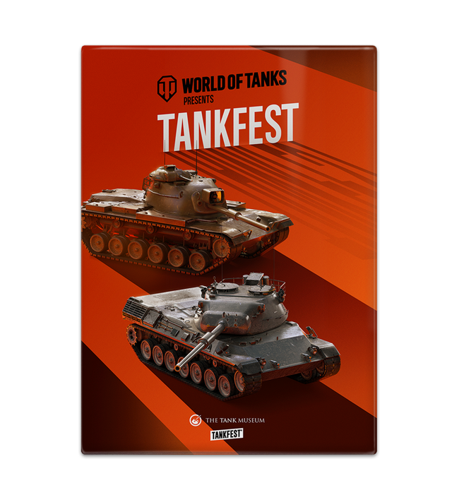 World of Tanks TANKFEST Magnet Fridge Magnet The Original Metal Sign Co