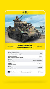 Heller 1/72 M4A2 Sherman Division Leclerc CHECK MODELS Heller