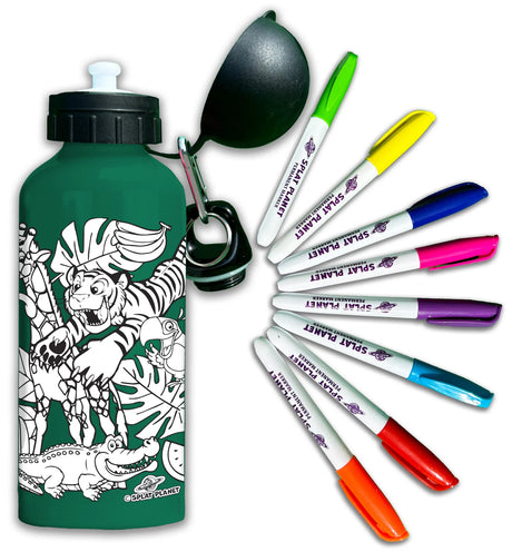 Colour in Water Bottle Safari Drinkware Splat Planet Limited
