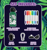 Colour in Water Bottle Safari Drinkware Splat Planet Limited