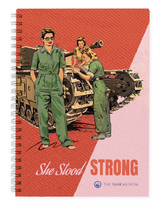 Women In Warfare She Stood Strong A5 Notebook