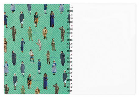 Women In Warfare She Stood Strong A5 Notebook