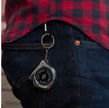 Key Chain Tape Measure Homeware Gentleman's Hardware