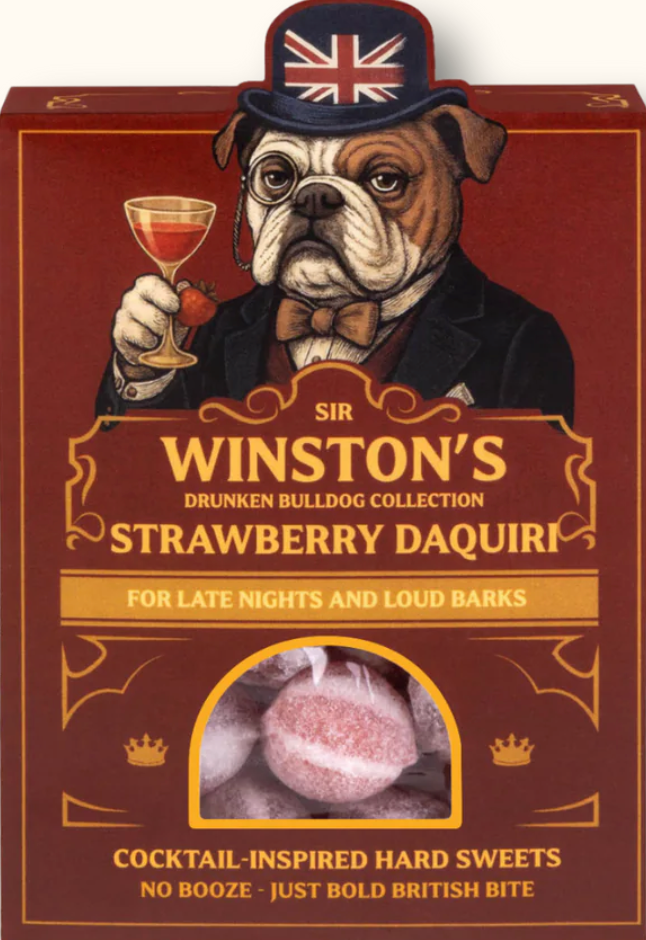 Sir Winston Churchill and WW2 inspired Nostalgic 'Grown Up' Sweets Food Sweet Snob Winstons Strawberry Daquiri sweets