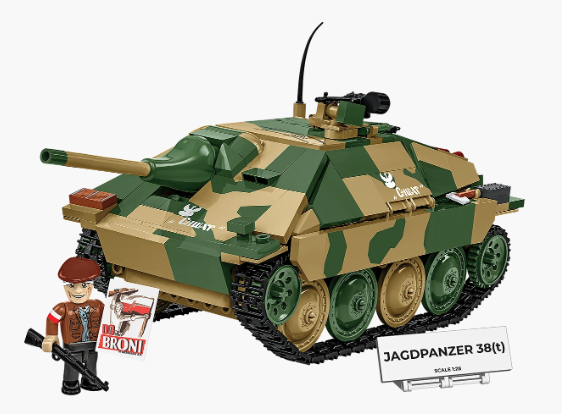 Cobi 1/28 Jagdpanzer 38(T) Brick Model Kit Cobi